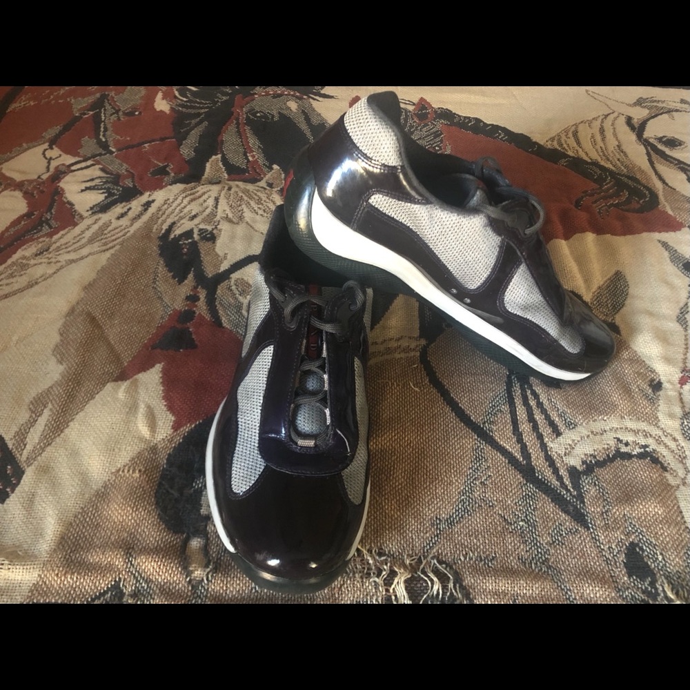 Prada America’s Cup Sneakers PS 0906 95 Black Grey